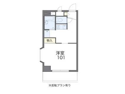 エムズ・ベイコート(1K/3階)の間取り写真