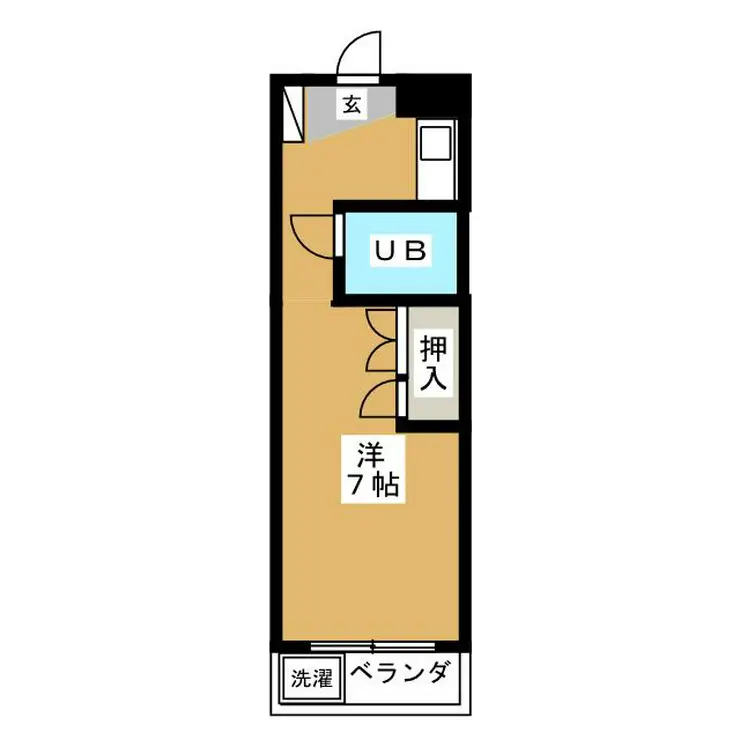 市村第2マンション 2階階 間取り