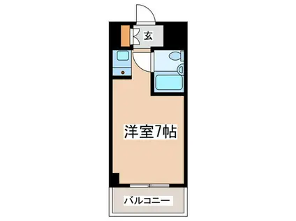 ビッグフォレスト町田(ワンルーム/1階)の間取り写真