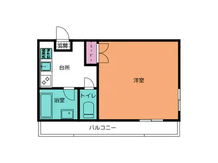 グレイス熊本壱番館(1K/5階)の間取り写真