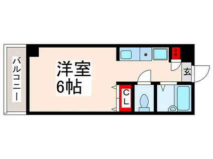 西日暮里マンション(ワンルーム/2階)の間取り写真