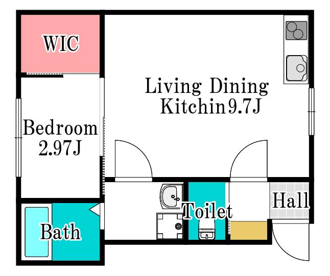MA MAISON(1LDK/2階)の間取り写真