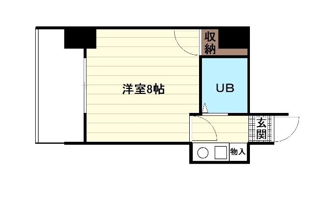 NEPHEL榎町(ワンルーム/3階)の間取り写真