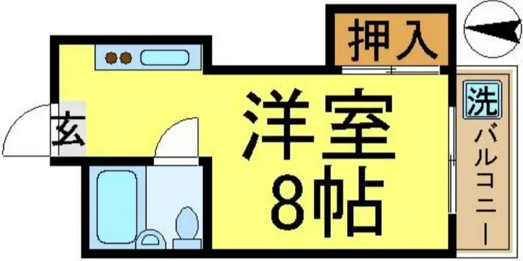 リトルウッドマンション新小岩 4階階 間取り