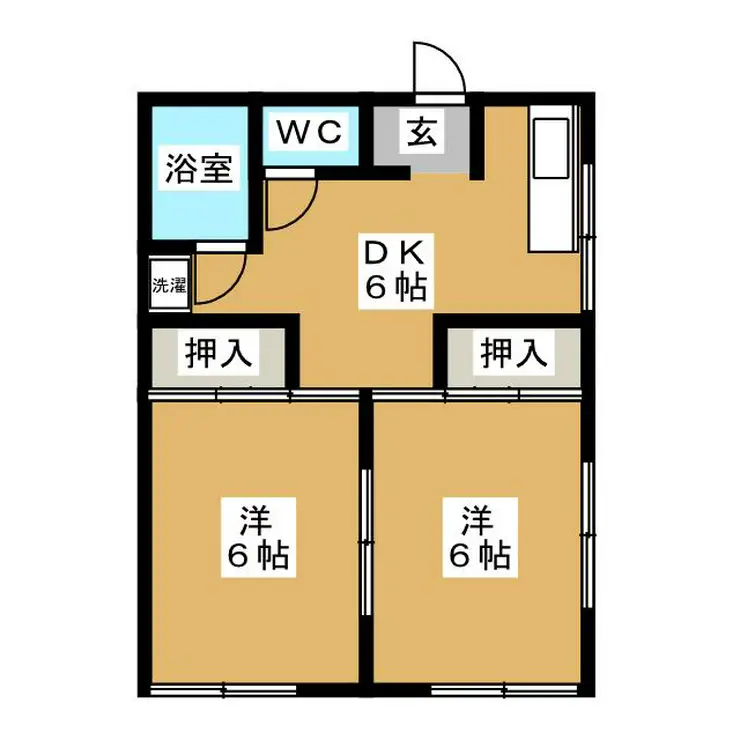 グリーンハイツサトー 1階階 間取り
