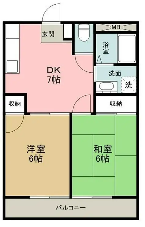 メゾン向台 3階階 間取り