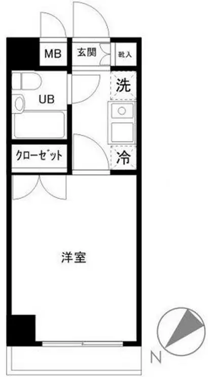 プレールミホカテリーナ武蔵小山 8階階 間取り