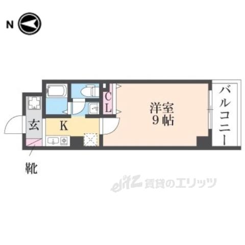 Mプラザ布施弐番館(1K/9階)の間取り写真