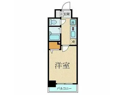 菱和パレス御茶ノ水湯島天神町(1K/7階)の間取り写真