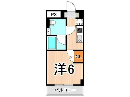 レアライズ綾瀬(1K/5階)の間取り写真