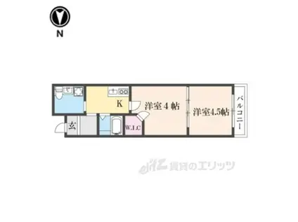 フクダ不動産新大宮マンション(2K/7階)の間取り写真