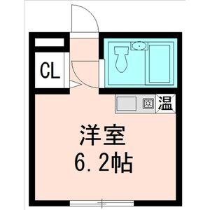 ホシオウビル(ワンルーム/3階)の間取り写真