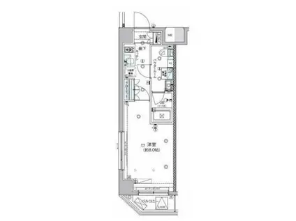 セジョリ早稲田ウエスト(1K/6階)の間取り写真