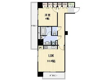 JOYCE COURT(1LDK/5階)の間取り写真