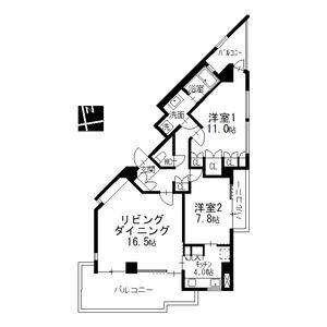 NS21やごと(2LDK/4階)の間取り写真