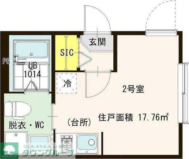STARLIGHT HOME(1K/1階)の間取り写真