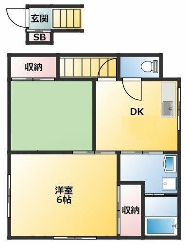ＪＲ山手線 高田馬場駅 徒歩5分 2階建 築50年