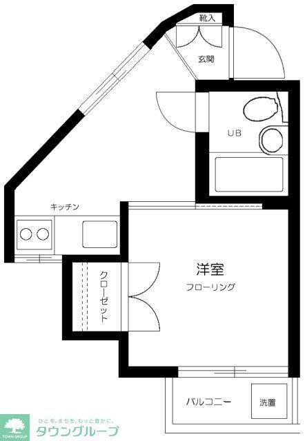 メゾン・セレステ(1K/2階)の間取り写真