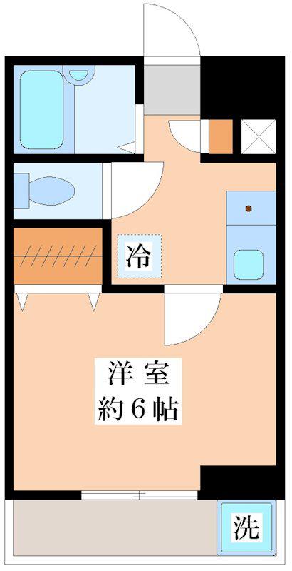 KOSHIMIZU BIDG(1K/3階)の間取り写真