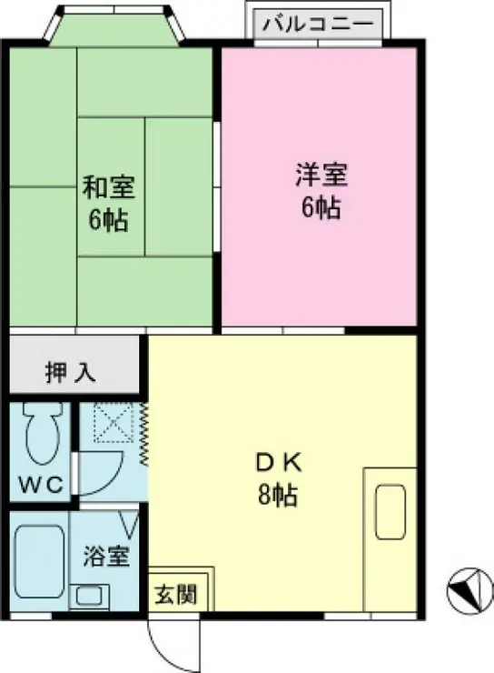 ガーデン欅 2階階 間取り