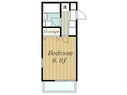 ニュートラッドハウス(1K/2階)の間取り写真