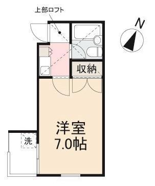 メゾンドパリス(1K/3階)の間取り写真
