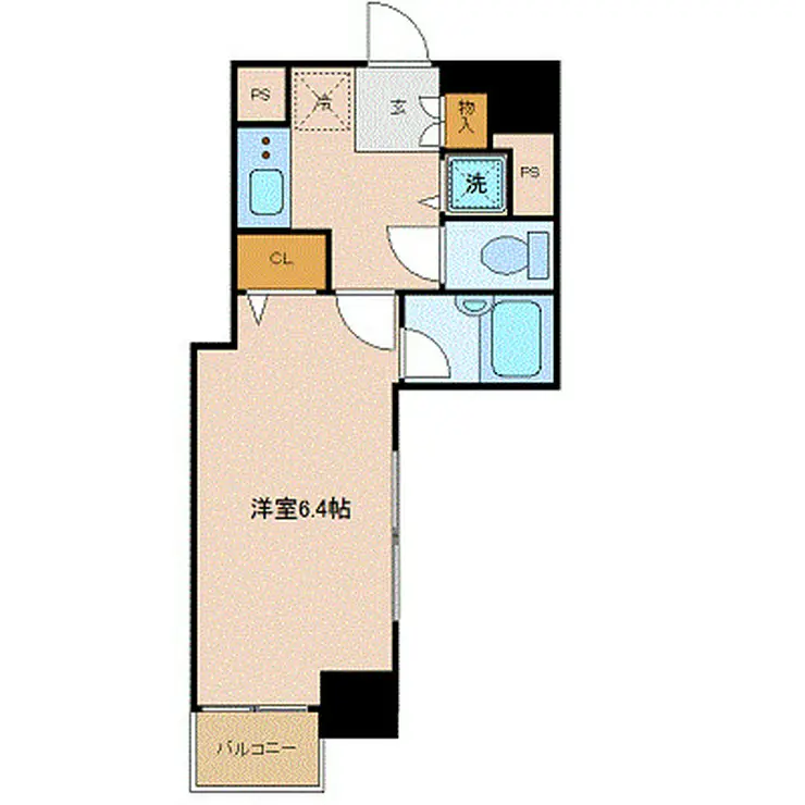 プレール・ドゥーク銀座EAST 4階階 間取り