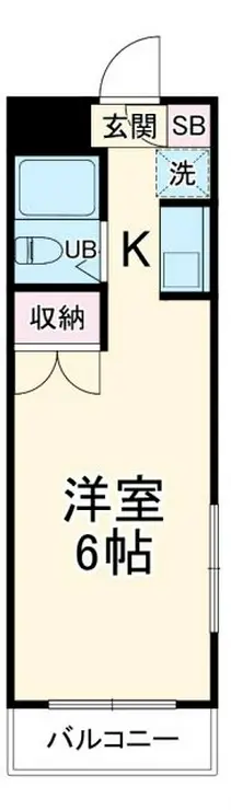 登戸ハイツ 3階階 間取り
