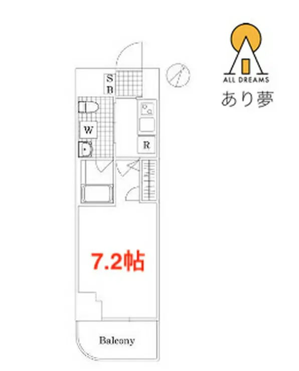 ハーモニーレジデンス横浜 4階階 間取り