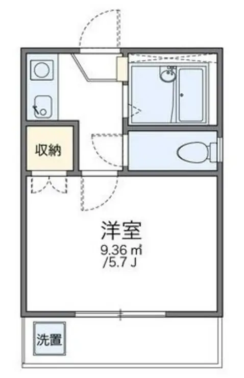 レオパレス西川口第26 2階階 間取り