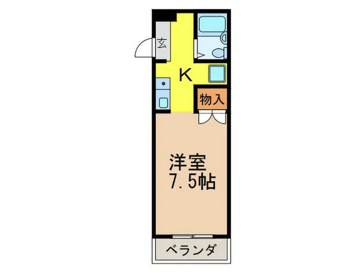 ベルボア目白 2階階 間取り