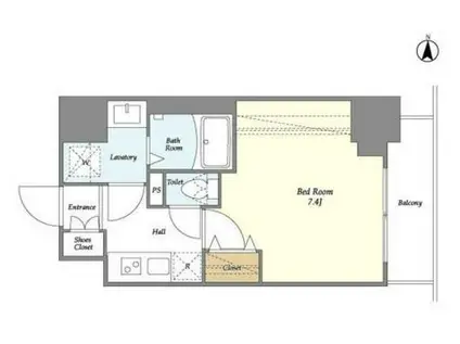 TSレジデンス北上野(1K/6階)の間取り写真