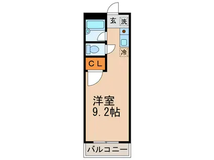 メゾン神領II(ワンルーム/3階)の間取り写真