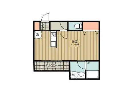 ルピア高円寺(ワンルーム/2階)の間取り写真