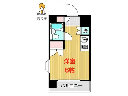 マキシムIK5(ワンルーム/7階)の間取り写真