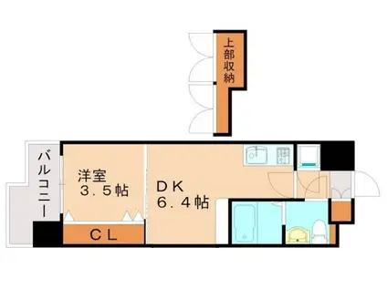 NO55WES.PROJECT博多(2K/3階)の間取り写真