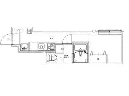 SOLUNA CRACIA ZOSHIGAYA(1K/1階)の間取り写真
