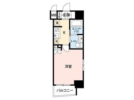 マイナビSTAY日本橋兜町(1K/5階)の間取り写真