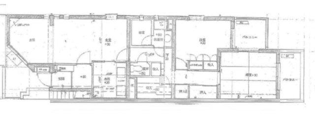 御影大蔵マンション(2LDK/1階)の間取り写真