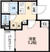 グランクオール城東(1K/1階)の間取り写真