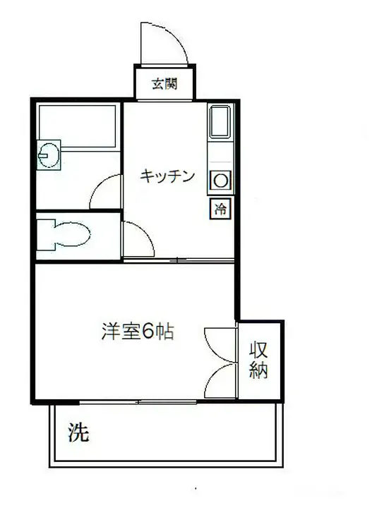 コーポ野々村 3階階 間取り