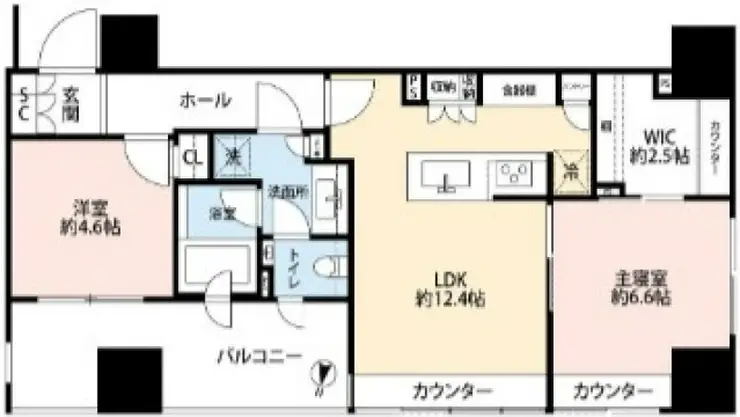 パークホームズ千代田淡路町 4階階 間取り