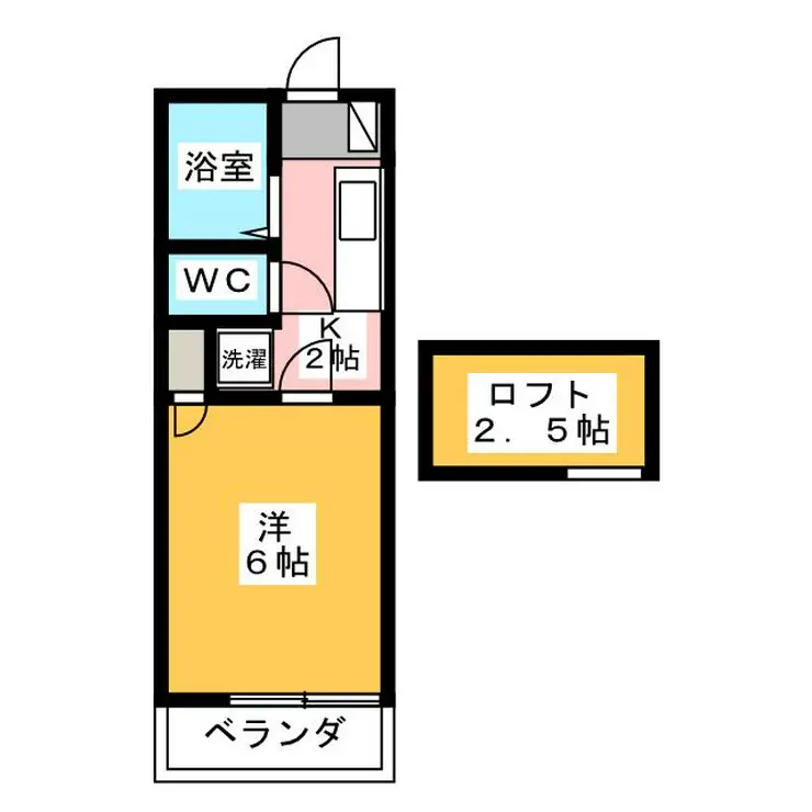 メゾンフルール 2階階 間取り