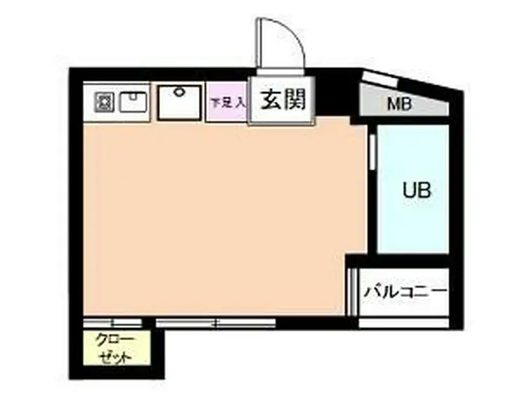 八王子南口センタービル 4階階 間取り