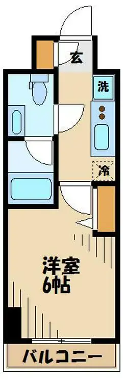 ドルチェParco東京府中 2階階 間取り