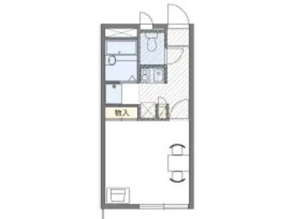 レオパレススラージュマン 19630(1K/2階)の間取り写真