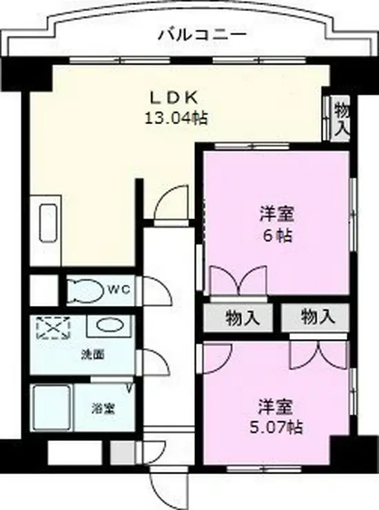 アルトピアーノ 5階階 間取り