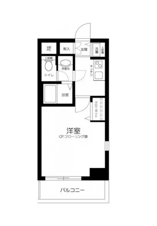 メゾン・ド・ヴィレ日本橋浜町 8階階 間取り