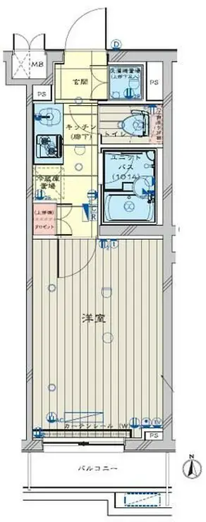 ルーブル練馬沼袋 2階階 間取り