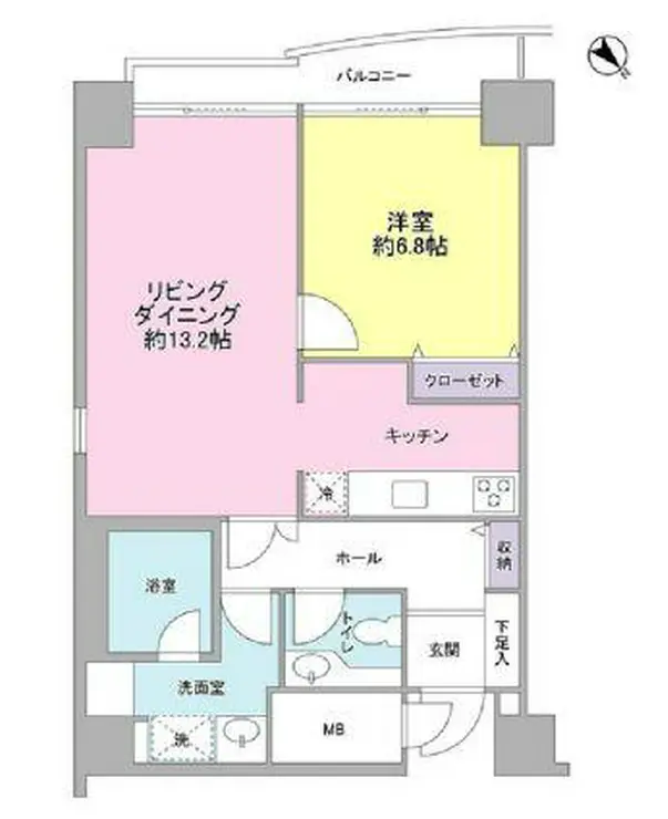 四番町プラザ 6階階 間取り
